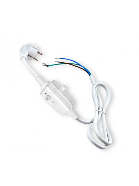 Кабель электрический, контакт штырьевой, 1.2м. с УЗО 16А/230V 66601