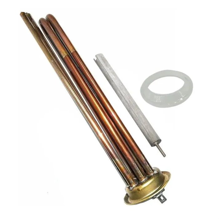 Комплект ТЭН Premium TS 2000W (1000+1000) под винт, + анод + прокладка 3062202_kit