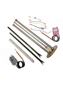 Фланец из нерж. стали для сухих ТЭНов в сборе AEG EWH Basis 227979G / 227980G